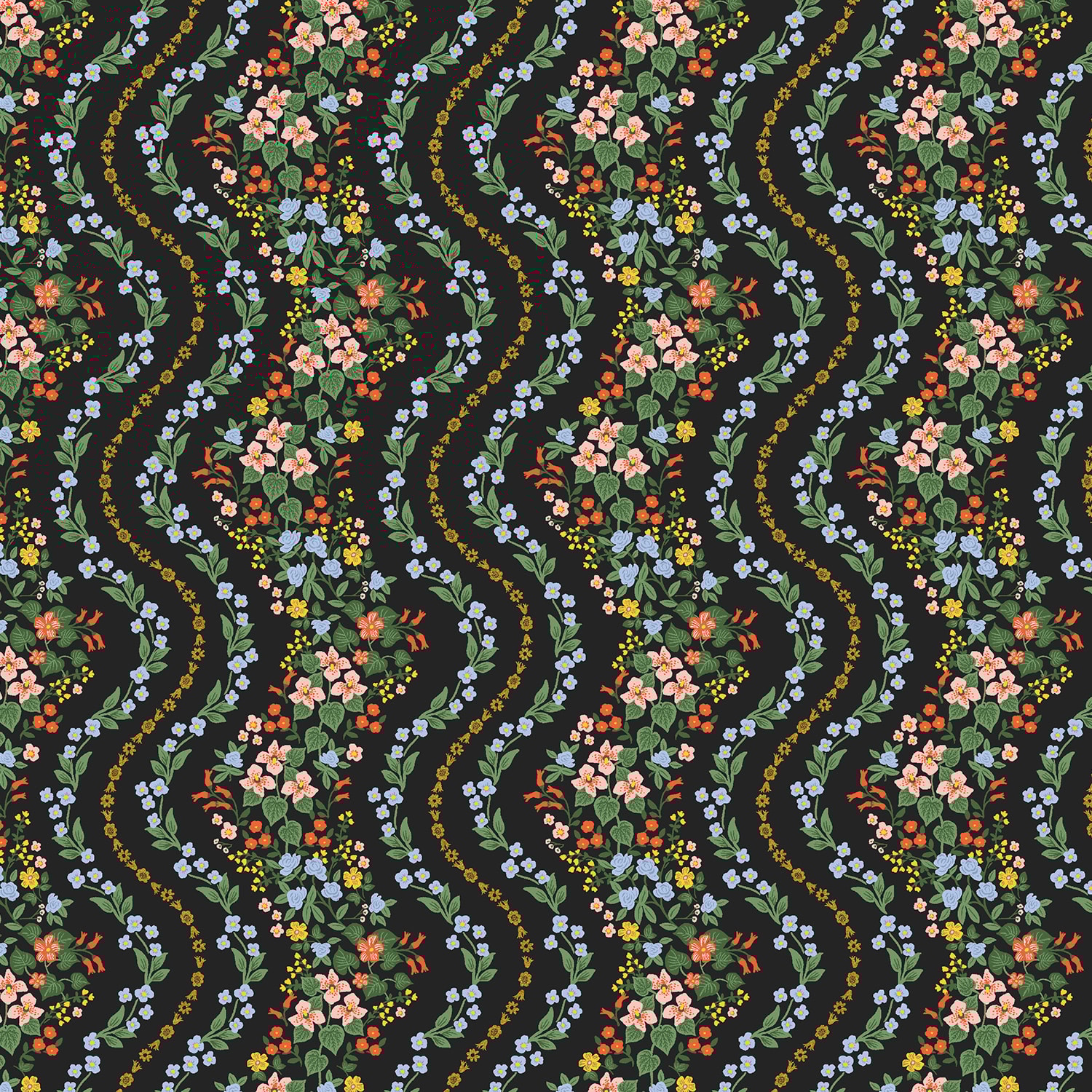 Wildwood Vines - Black Metallic