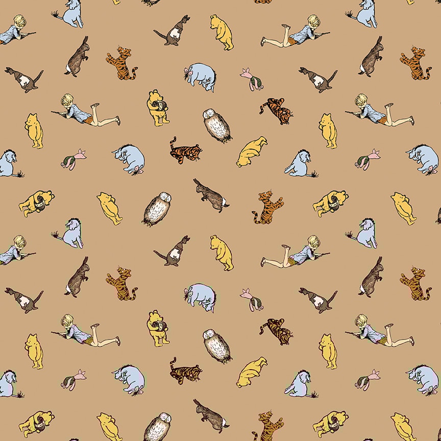 Winnie the Pooh Characters - Brown