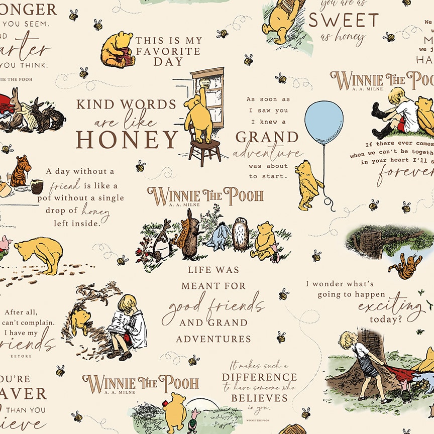 Winnie the Pooh Main - Cream