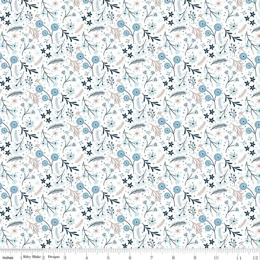 Winter Magic Floral - White