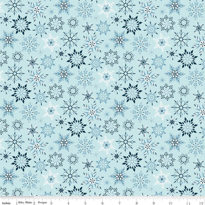 Winter Magic Snowflakes - Aqua