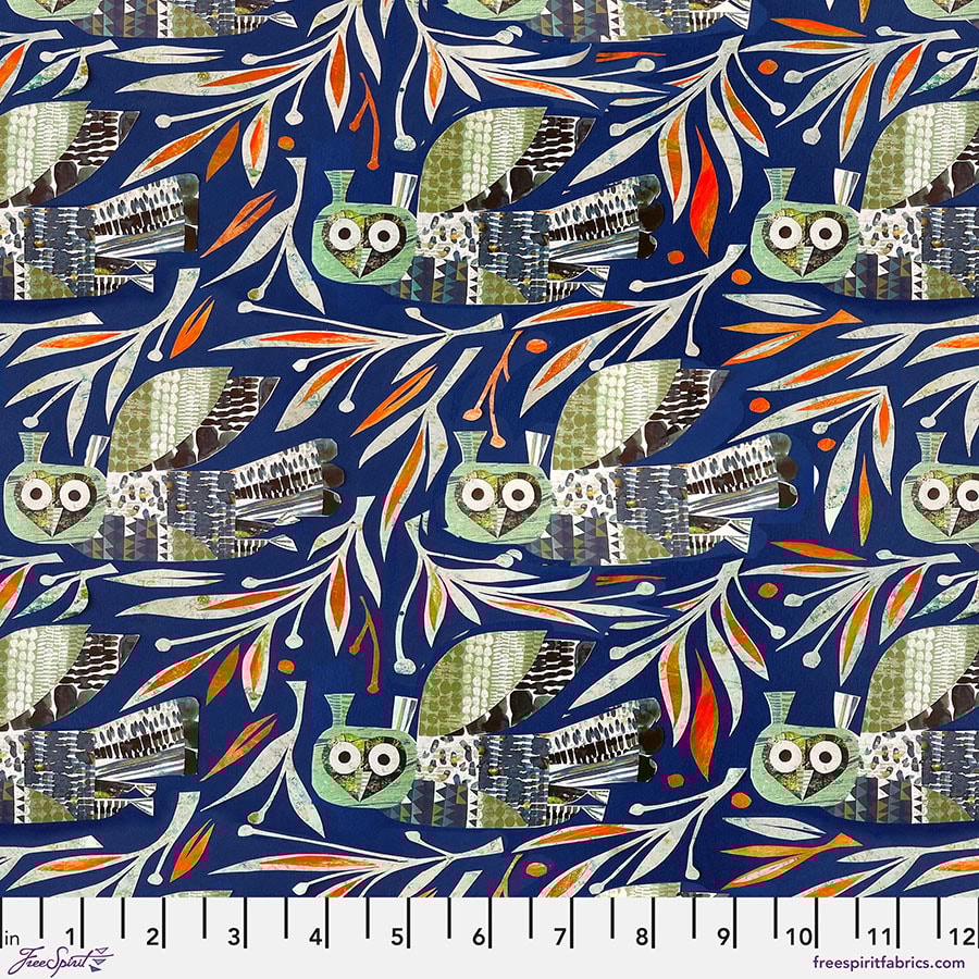 Winter Owl - Dark Blue