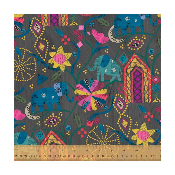 Wish Garden of Dreams Linen - Midnight