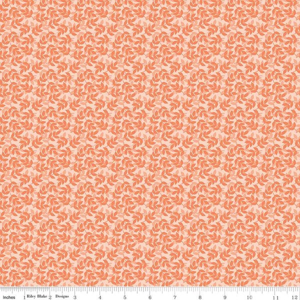 With a Flourish Leaves - Blush