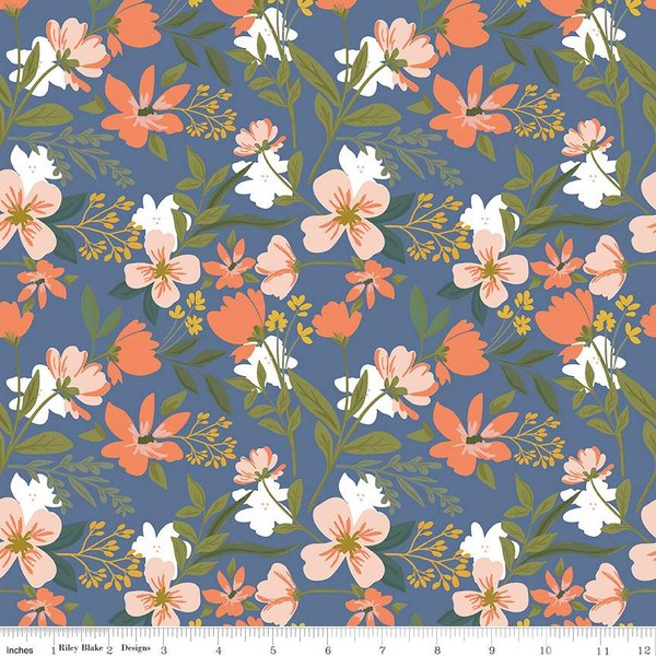 With a Flourish Main - Denim