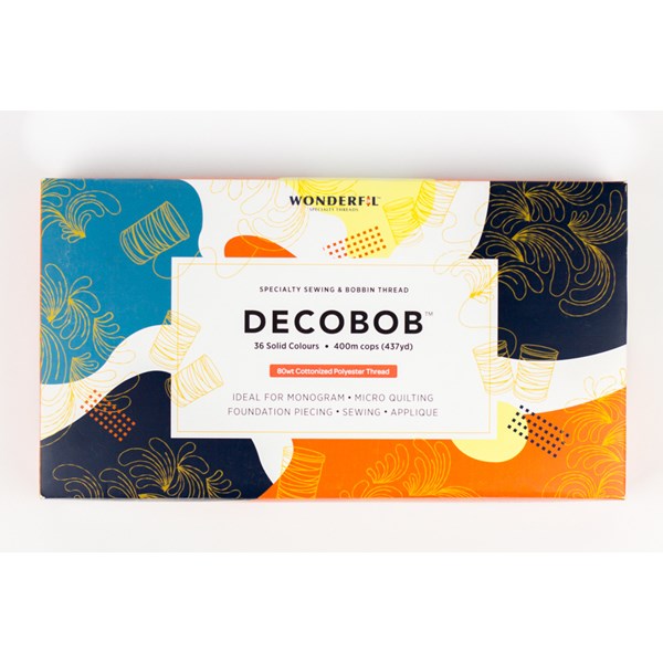 Wonderfil DecoBob Boxed Set | 36 Colors | 400m Spools