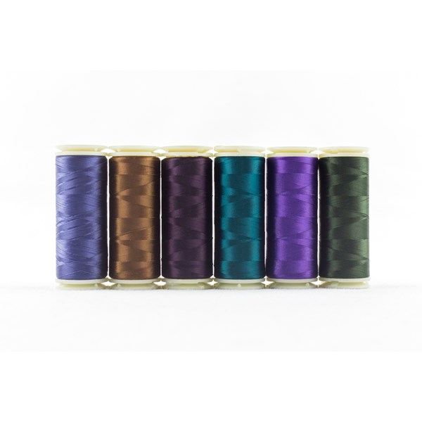 Wonderfil InvisaFil Mini Pack | 6 Colors | 400m Spools - Stormy