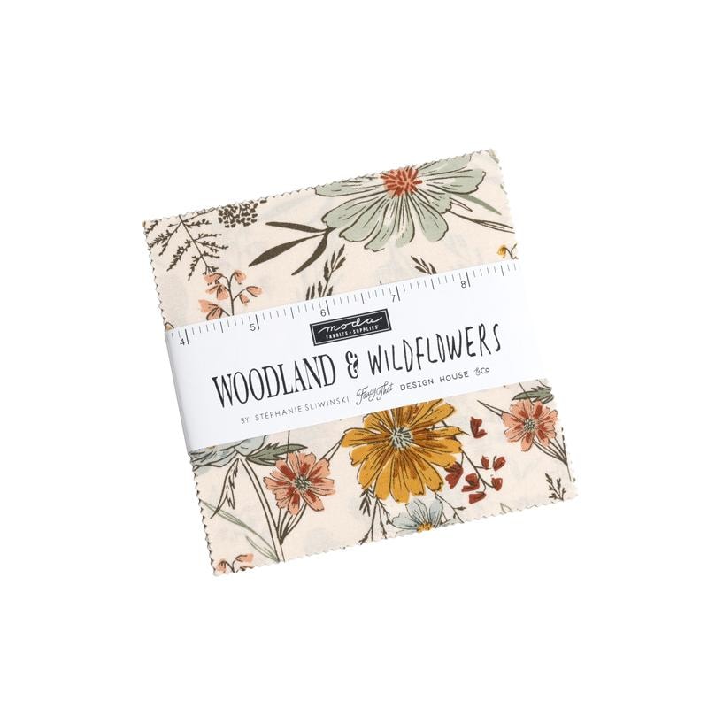 Woodland & Wildflowers Charm Pack | Fancy That Design House & Co. | 42- 5" Squares