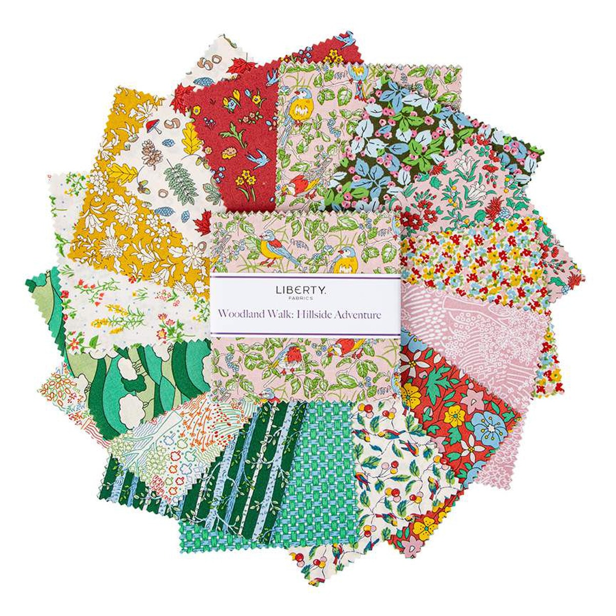 Woodland Walk 5" Stacker | Liberty Fabrics | 42 PCs