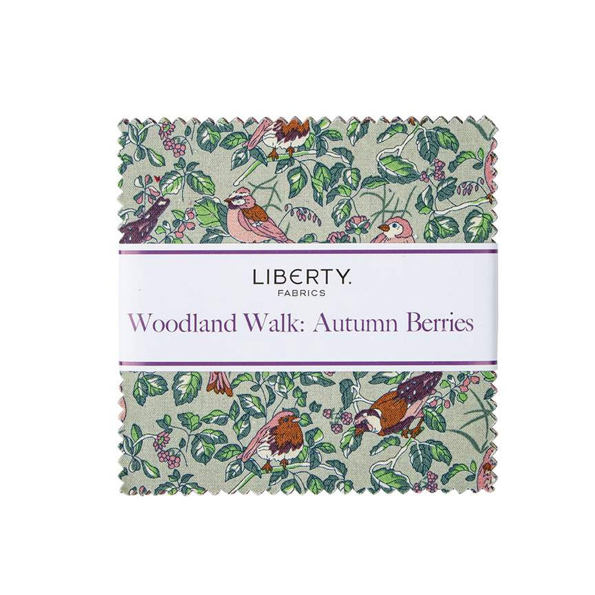 Woodland Walk 5" Stacker | Liberty Fabrics | 42 PCs - Autumn Berries