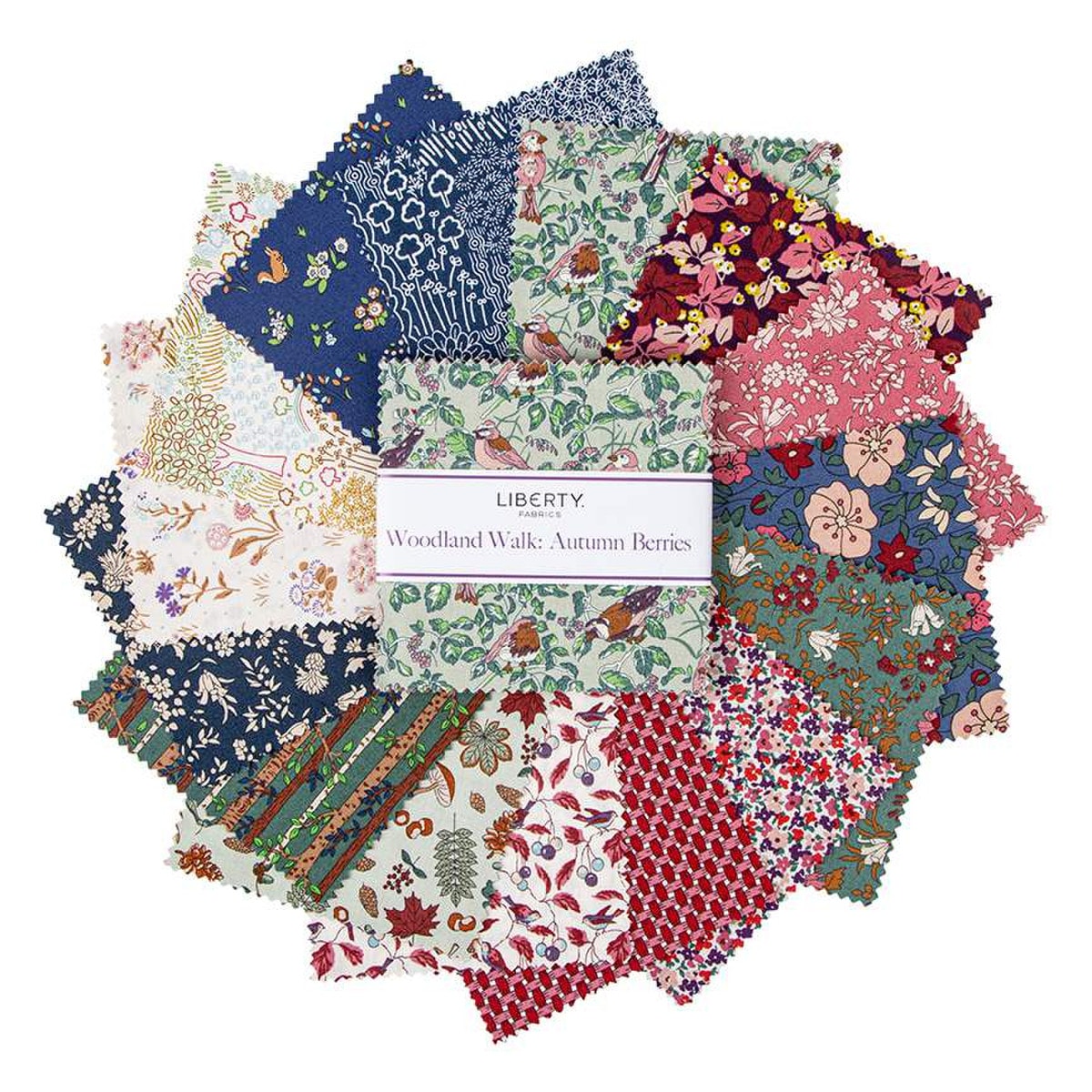 Woodland Walk 5" Stacker | Liberty Fabrics | 42 PCs