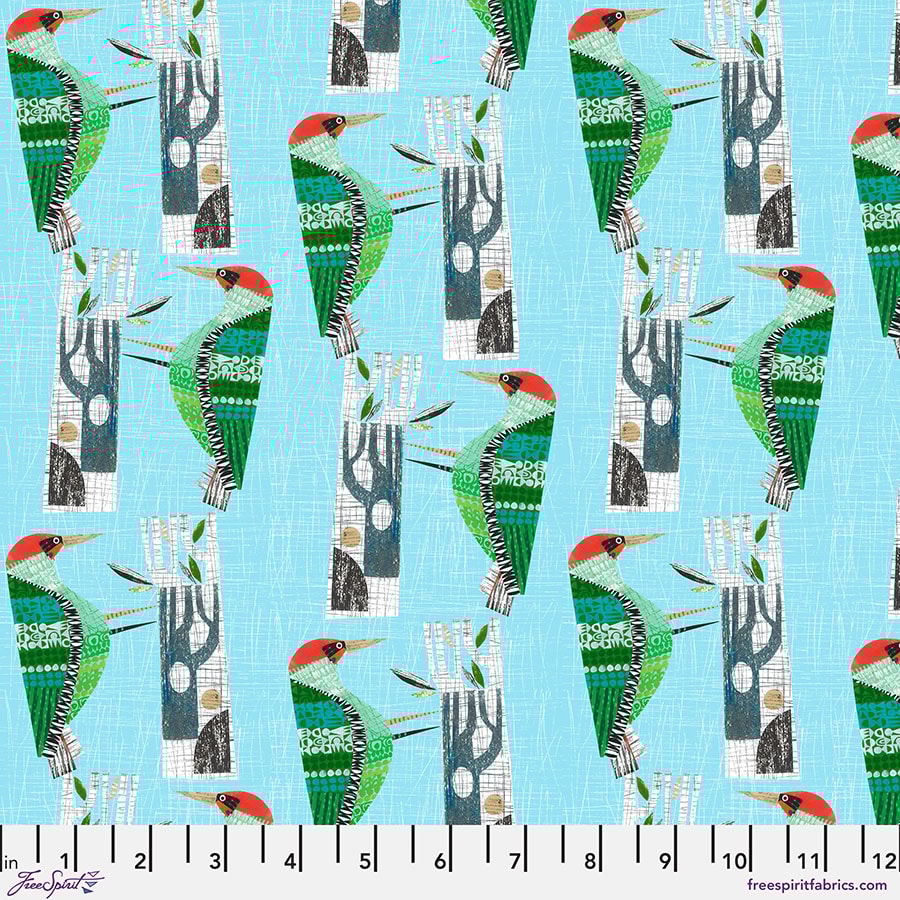 Woodpecker - Sky Blue