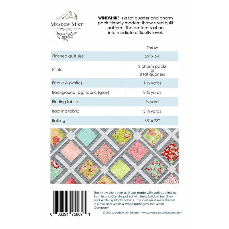 Woodshire Quilt Pattern | Meadow Mist Designs