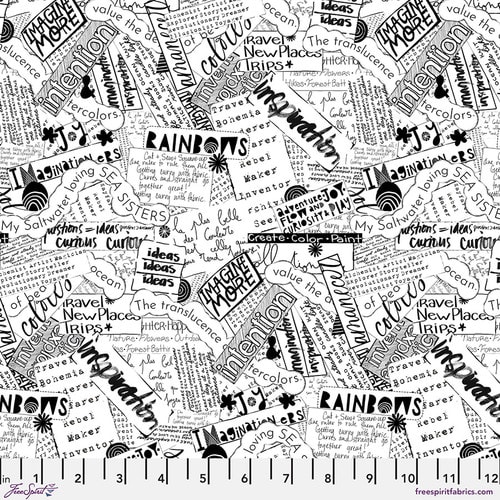 Word Collage - White