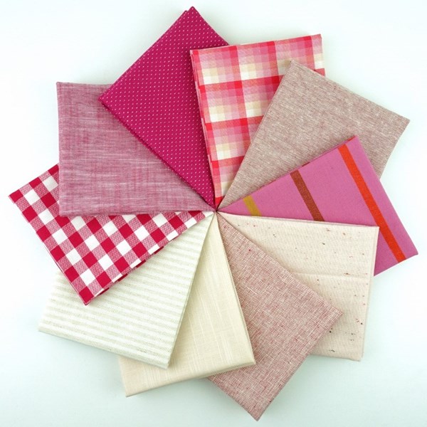 Woven Fat Quarter Bundle | 10 FQs - Berry