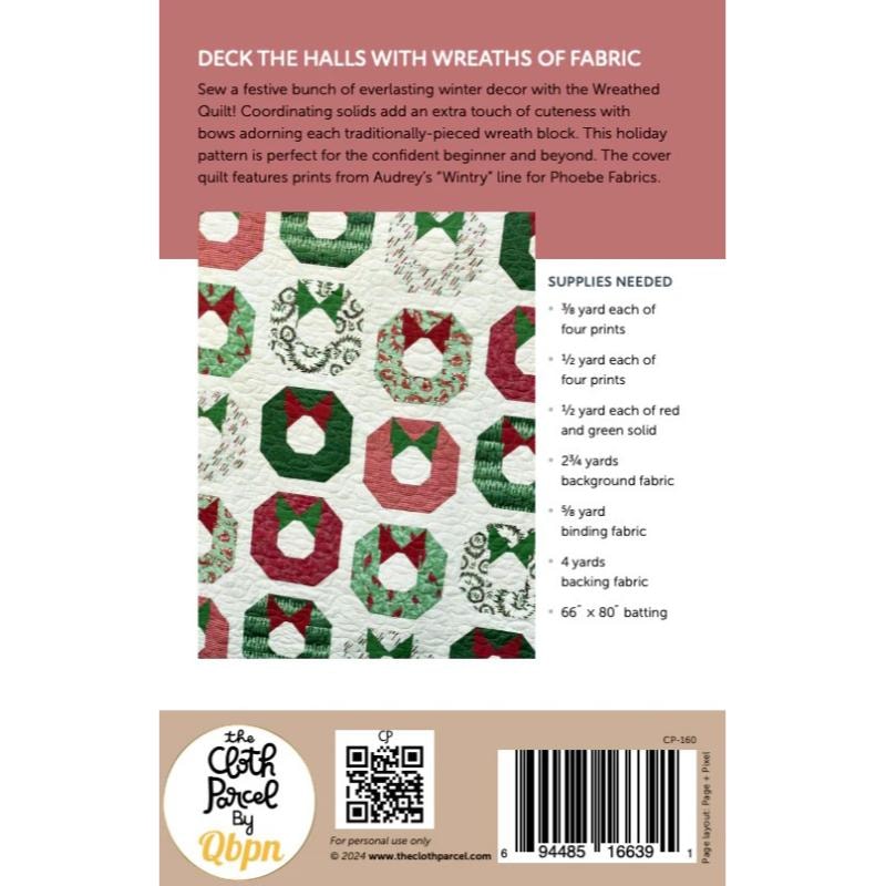 Wreathed Quilt Pattern | The Cloth Parcel