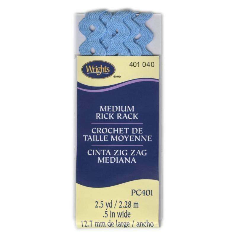 Wrights Medium Rick Rack - Delft