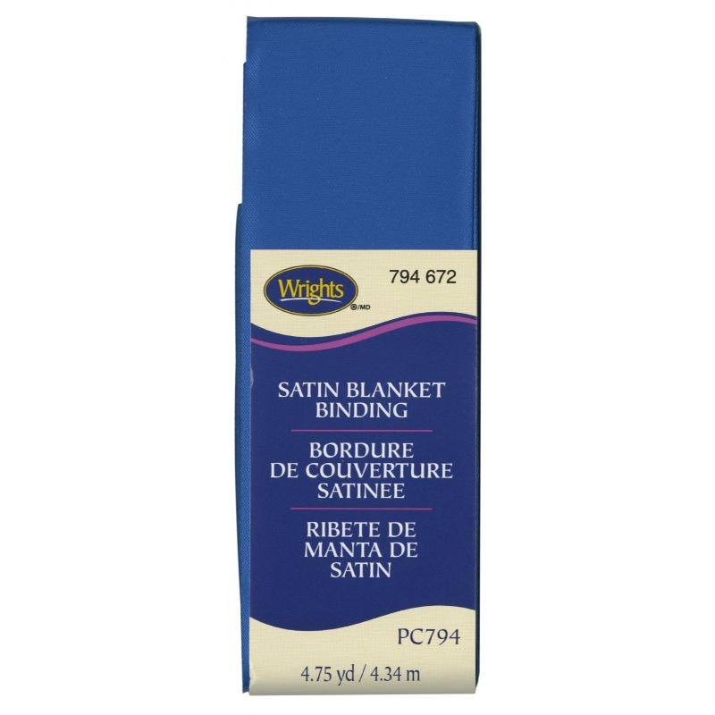 Wrights Satin Blanket Binding - Snorkel Blue