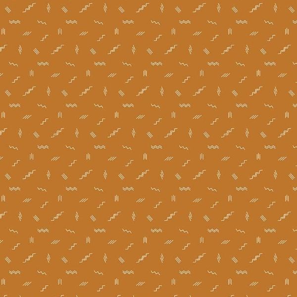 Zig Zag in Ochre